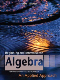 Cover image: Beginning and Intermediate Algebra: An Applied Approach 1st edition 9781618820433