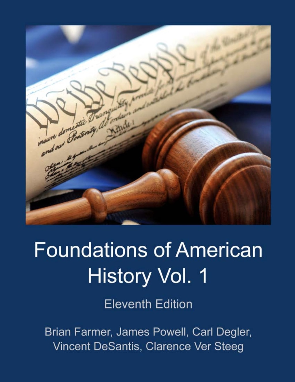 Foundations in American History Volume 1 11th Edition
