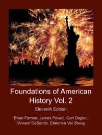 Cover image: Foundations in American History Volume 2 11th edition 9781618828118