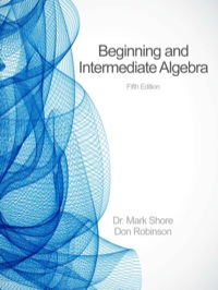 Cover image: Beginning and Intermediate Algebra 5th edition 9781618829078