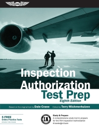 Imagen de portada: Inspection Authorization Test Prep 8th edition 9781619548237