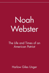 Titelbild: Noah Webster 1st edition 9780471379430