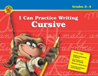 صورة الغلاف: I Can Practice Writing Cursive, Grades 2 - 4 9780769628585