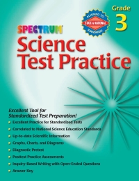 Omslagafbeelding: Science Test Practice, Grade 3 9780769680637