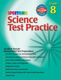 Omslagafbeelding: Science Test Practice, Grade 8 9780769680682