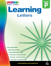 表紙画像: Learning Letters, Grade PK 9781936024971
