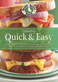 Titelbild: Country Quick & Easy Cookbook 1st edition 9781888052817