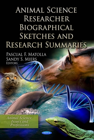 Imagen de portada: Animal Science Researcher Biographical Sketches and Research Summaries 9781621008736