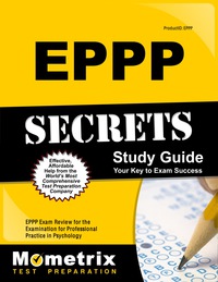 Omslagafbeelding: EPPP Secrets Study Guide 1st edition 9781609716790