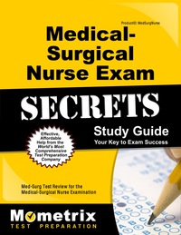 Imagen de portada: Medical-Surgical Nurse Exam Secrets Study Guide 1st edition 9781610720137