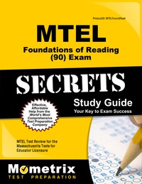 Imagen de portada: MTEL Foundations of Reading (90) Exam Secrets Study Guide 1st edition 9781610720458