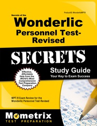 Imagen de portada: Secrets of the Wonderlic Personnel Test-Revised Study Guide 1st edition 9781610730716