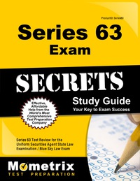 Cover image: Series 63 Exam Secrets Study Guide 1st edition 9781610728591