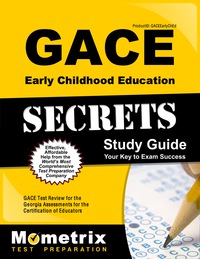 Imagen de portada: GACE Early Childhood Education Secrets Study Guide 1st edition 9781609717841