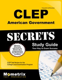 Omslagafbeelding: CLEP American Government Exam Secrets Study Guide 1st edition 9781614034940