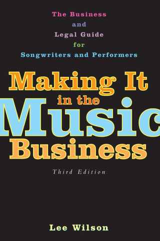 Cover image: Making It in the Music Business 9781581153170