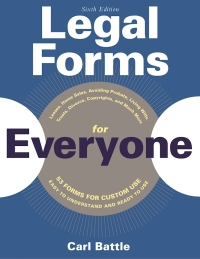 Cover image: Legal Forms for Everyone 7th edition 9781581154511