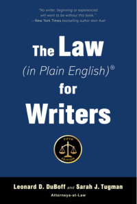 Cover image: The Law (in Plain English) for Writers 5th edition 9781621536284