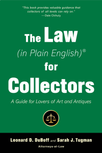 Immagine di copertina: The Law (in Plain English) for Collectors 9781621536680