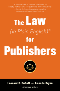 Cover image: The Law (in Plain English) for Publishers 9781621536765