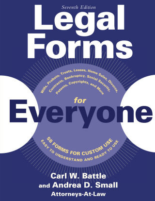 Cover image: Legal Forms for Everyone 7th edition 9781621538172