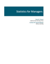 Cover image: Statistics for Managers 1st edition 9781621781004
