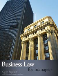 Cover image: Business Law for Managers 1st edition 9781621782865