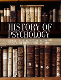 Cover image: History of Psychology 1st edition 9781621785682
