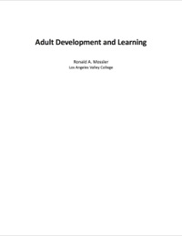 Cover image: Adult Development and Learning 2nd edition 9781621785767