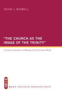 Cover image: "The Church as the Image of the Trinity" 9781610973731
