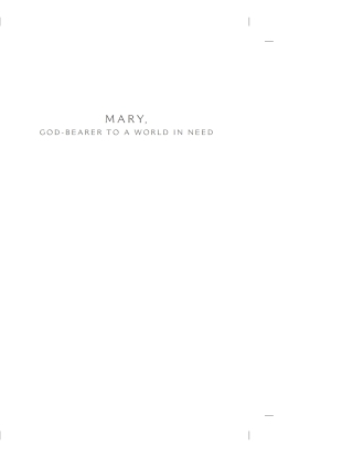 Cover image: Mary, God-Bearer to a World in Need 9781610970266
