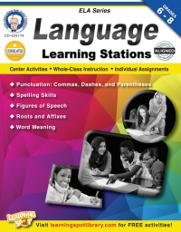 Imagen de portada: Language Learning Stations, Grades 6 - 8 9781622230013