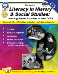 Imagen de portada: Literacy in History and Social Studies, Grades 6 - 8 9781622234608
