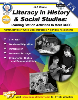 Titelbild: Literacy in History and Social Studies, Grades 6 - 8 9781622234608