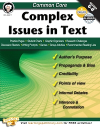 Cover image: Common Core: Complex Issues in Text 9781622234660