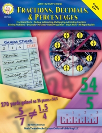 Imagen de portada: Fractions, Decimals, & Percentages, Grades 5 - 8 9781580371063
