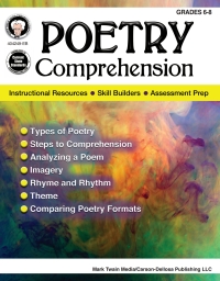 Cover image: Poetry Comprehension, Grades 6 - 8 9781622235940