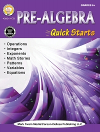 Cover image: Pre-Algebra Quick Starts, Grades 6 - 12 9781622236961