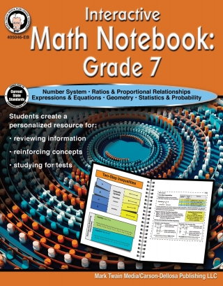 Cover image: Interactive Math Notebook Resource Book, Grade 7 9781622238149