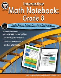 Cover image: Interactive Math Notebook Resource Book, Grade 8 9781622238156