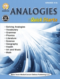 表紙画像: Analogies Quick Starts Workbook, Grades 4 - 12 9781622238224