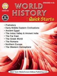 Imagen de portada: World History Quick Starts Workbook, Grades 4 - 12 9781622238286