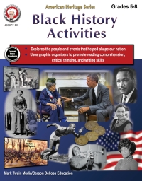 صورة الغلاف: Black History Activities, Grades 5 - 8 9781622238781