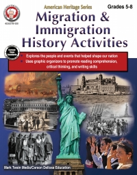 صورة الغلاف: Migration & Immigration History Activities, Grades 5 - 8 9781622238798