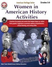 صورة الغلاف: Women in American History Activities, Grades 5 - 8 9781622238811