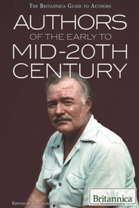 Titelbild: Authors of the Early to mid-20th Century 1st edition 9781622750085