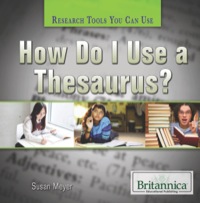 Imagen de portada: How Do I Use a Thesaurus? 1st edition 9781622753697
