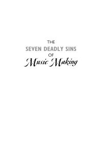 Cover image: The Seven Deadly Sins of Music Making 9781622774487