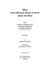 Imagen de portada: What Every Musician Needs to Know About the Body 9781622775651