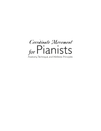 صورة الغلاف: Coordinate Movement for Pianists 9781622773985